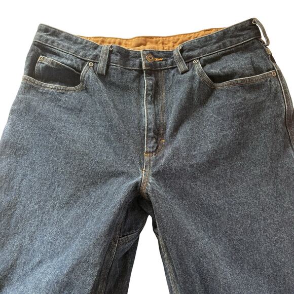 Duluth Trading Co. Ballroom Jeans Relaxed Fit Men’s Size 35x33 Durable Workwear - Picture 3 of 13